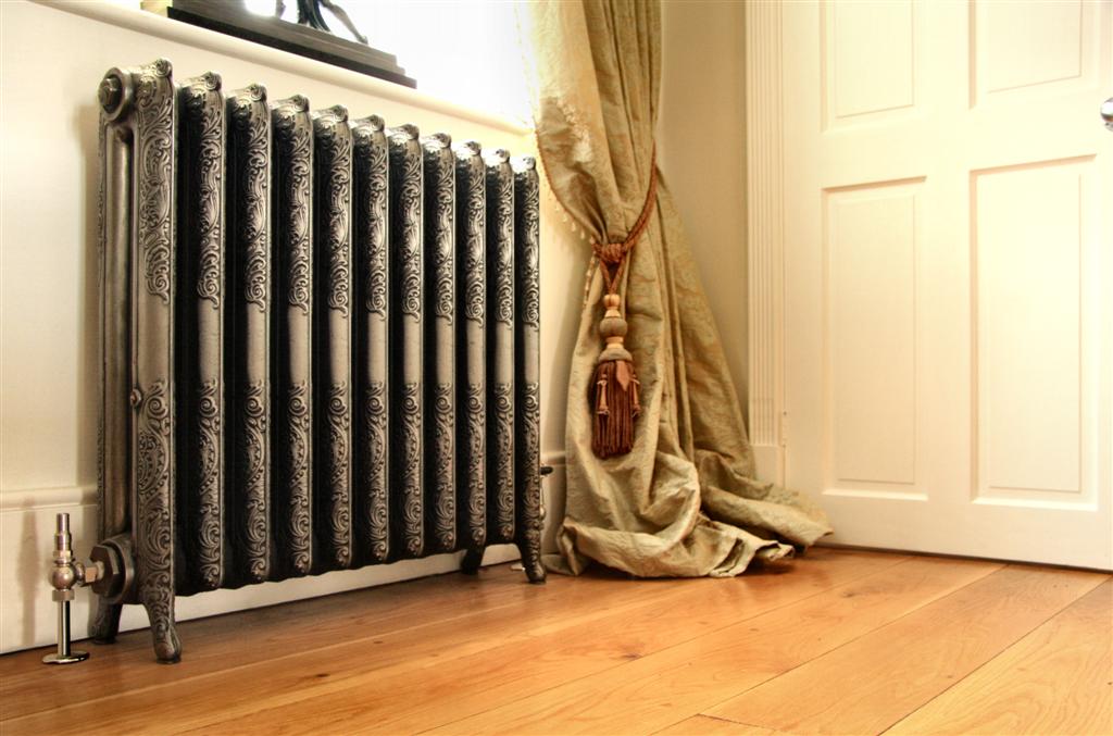 An American Radiator Company Rococo, restored by The Old Radiator Company.